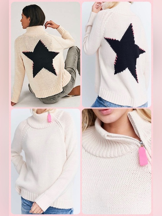 Anthropologie Sweaters - NWOT Knit Starlight Zip Up Sweater